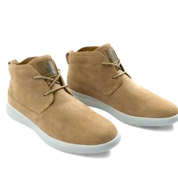 Johnnie-O “The Chill Chukka” Taupe Suede Leather Boots – Size 8 main image 4